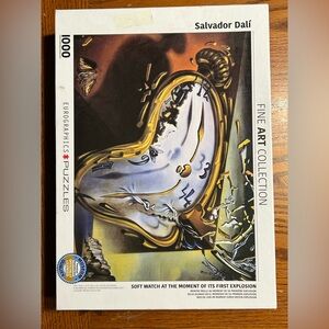 Salvador Dalí 'Soft Watch at the Moment of Its First Explosion' Art Puzzle 1000
